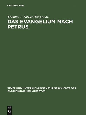 cover image of Das Evangelium nach Petrus